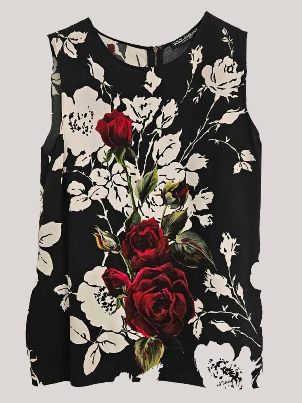 Dolce & Gabbana Rose Print Blouse